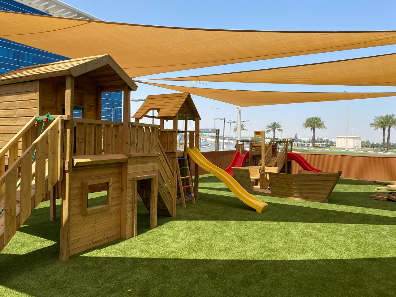 Outdoor playground equipment